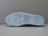 Dior B23 Ht Oblique Transparenc Fashion High Sneakers Shoes Blue