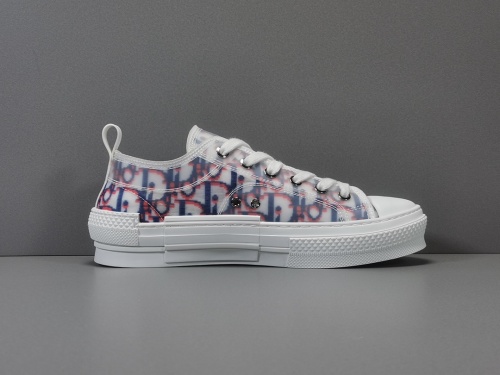 Dior B23 Ht Oblique Transparenc Fashion Mickey Sneakers Shoes Pink