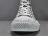 Dior B23 Ht Oblique Transparenc Fashion High Sneakers Shoes Black And White
