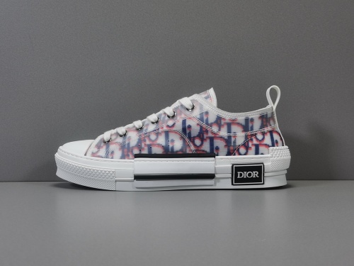 Dior B23 Ht Oblique Transparenc Fashion Mickey Sneakers Shoes Pink