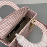Dior Embroidery Logo Hollow Handbag Crossbody Bag Sizes :24*20*11cm