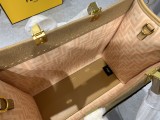 Fendi Inclined Flannel Medium Tote Bag Size: 35x17x31cm