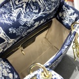 Dior Lady Logo Wide Shoulder Crossbody Handbag Size: 24*20*11cm