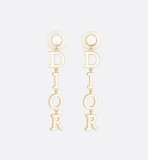 Dior Fashion Enamel Letter Earrings