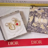 Dior Pearl Love Fashion CD Letter Earrings