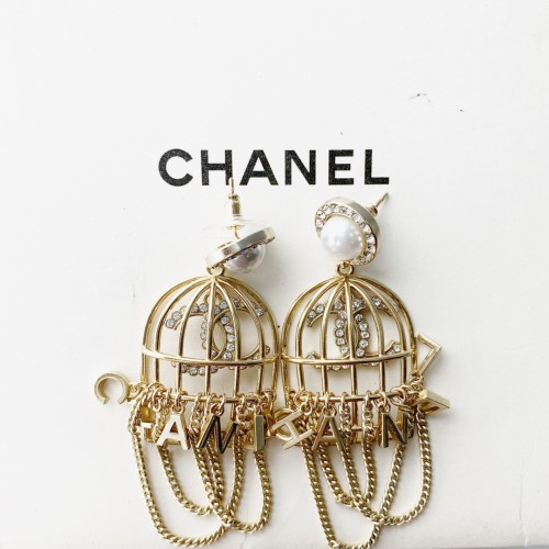 Chanel High Street Shining Stud Earrings