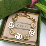 Gucci Double G Logo Gemstone Bracelet