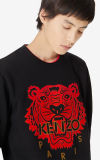 Kenzo Tiger Head Printed Men's Women's Couple Sweatshirt