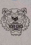 Kenzo Men's Grey Tiger Head Long Sleeve Sweatshirt