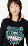 Kenzo New Embroidered Tiger Head Women's Sweatshirt
