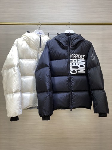 Moncler MAZOD Unisex Mo*cler Classic Logo Letter printing Cold-Proof Warm Short Down Jacket