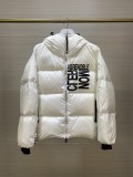 Moncler MAZOD Unisex Mo*cler Classic Logo Letter printing Cold-Proof Warm Short Down Jacket