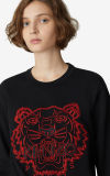 Kenzo Men's Women's Black Tiger Sweatshirt