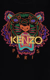 KENZO Women's Christmas Tiger Sweatshirt Long Sleeve Black