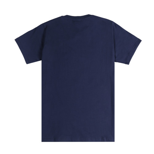 KENZO Men Women Dark Blue Tiger Print Round Neck Short Sleeve T-Shirt