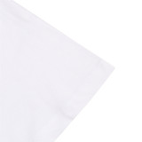 KENZO Women White Navy Blue Tiger Print Round Neck Short Sleeve T-Shirt