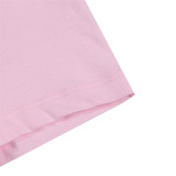 KENZO Women Pink Eyes Round Neck Short Sleeve T-Shirt