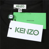 KENZO Women Dragon Print Round Neck Short Sleeve T-Shirt