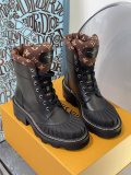 Louis Vuitton New Arrival Fall Winter Shell Toe Boots Military Boots