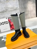 Louis Vuitton LV Women Sheepskin flat Boots Military Boots