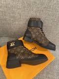 Louis Vuitton Women Short Boots Classic LV Frosted Martin Boots