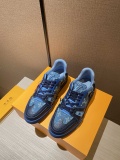 Louis Vuitton LV Trainer Virgil Abloh Outsole Logo Monogram Vintage Basketball Shoes Casual Shoes
