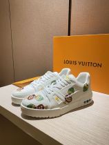 Louis Vuitton LV Trainer Virgil Abloh Outsole Logo Monogram Vintage Basketball Shoes Casual Shoes