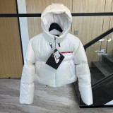 Prada Women Casual LR-HX021-MK2 Tec Rec Eggshell Down Jacket