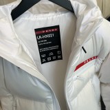 Prada Women Casual LR-HX021-MK2 Tec Rec Eggshell Down Jacket