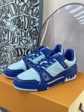 Louis Vuitton Unisex LV Color Matching Sneakers Shoes