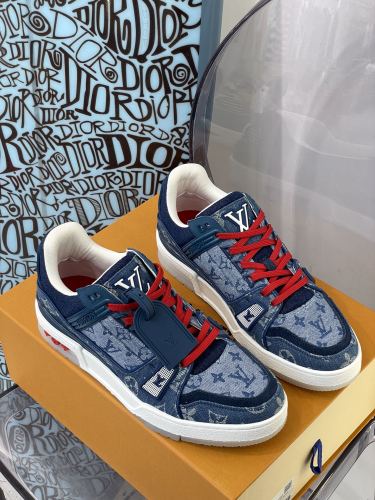 Louis Vuitton Unisex LV Color Matching Sneakers Shoes