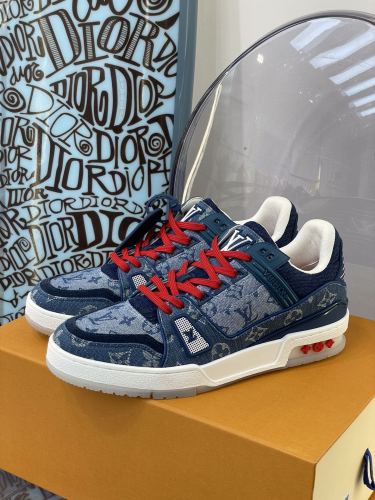 Louis Vuitton Unisex LV Color Matching Sneakers Shoes