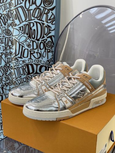 Louis Vuitton Unisex LV Color Matching Sneakers Shoes