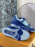Louis Vuitton Unisex LV Color Matching Sneakers Shoes