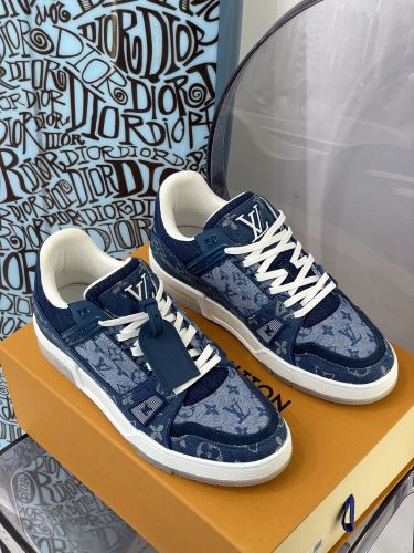Louis Vuitton Unisex LV Color Matching Sneakers Shoes