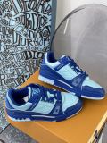 Louis Vuitton Unisex LV Color Matching Sneakers Shoes