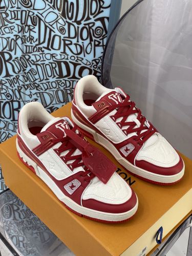Louis Vuitton Unisex LV Color Matching Sneakers Shoes