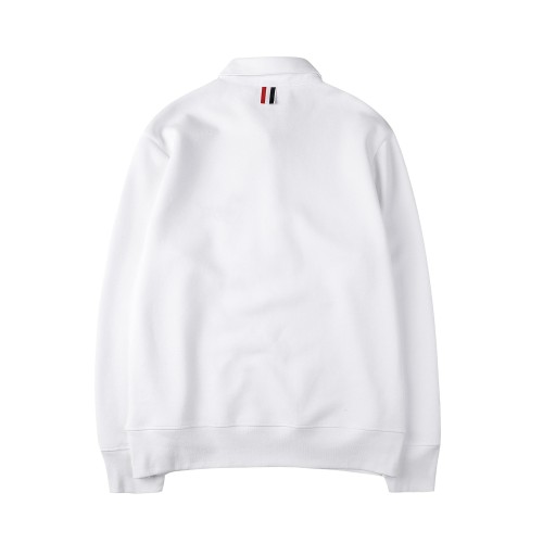Thom Browne Casual College Style Sweatshirt Polo Shirt
