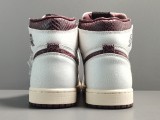 A Ma Mainers x Nike x Air Jordan 1 Retro High OG SP＂Sail and Burgundy＂