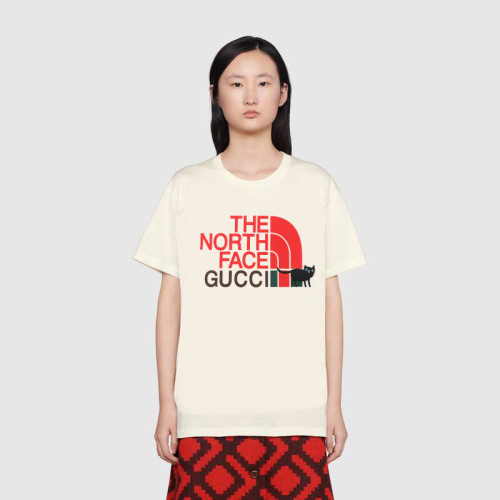 The North Face x Gucci Joint Series Kitty Three-Dimensional Print T-Shirt