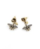Dior New CD Letter Bee Stud Earrings