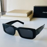 PRADA Fashion Square Triangle Logo Sunglasses Size:51-22-145