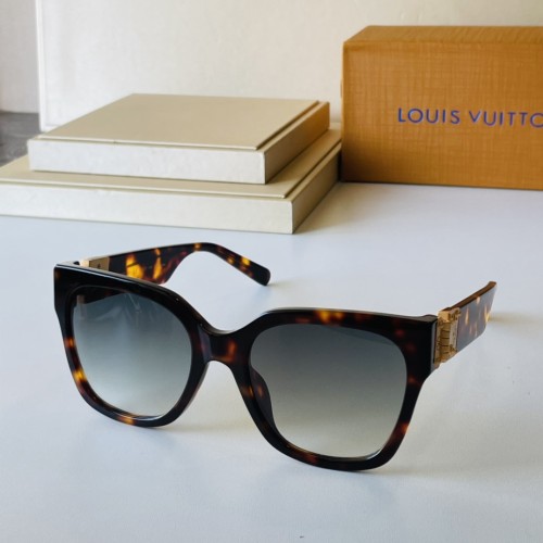 Louis Vuitton Fashion Johnny Coca Sunglasses Size:56 21 145