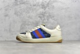 Gucci Unisex Distressed Screener sneaker GG Casual Shoes
