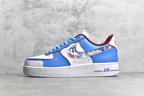 Nike Air Force 1 Doraemon Low-Top Casual Sports Sneakers