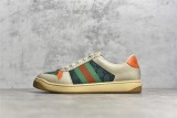 Gucci Unisex Distressed Screener sneaker GG Casual Shoes