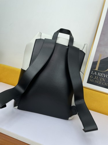 Loewe Fashion Simple Backpack Backpack  Beige Size: 33x44.5x19 cm