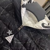 Moncler Unisex Longue Saison Double Sided Zipper Hooded Down Jacket