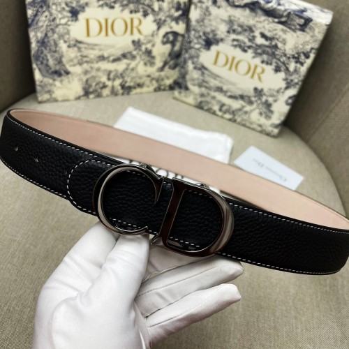 Dior Classic Double Sided CD Letters Buckle Belt 3.5CM