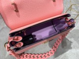 Versace LaMedusa Clutch Messenger Bag Pink Size 26-12-20CM